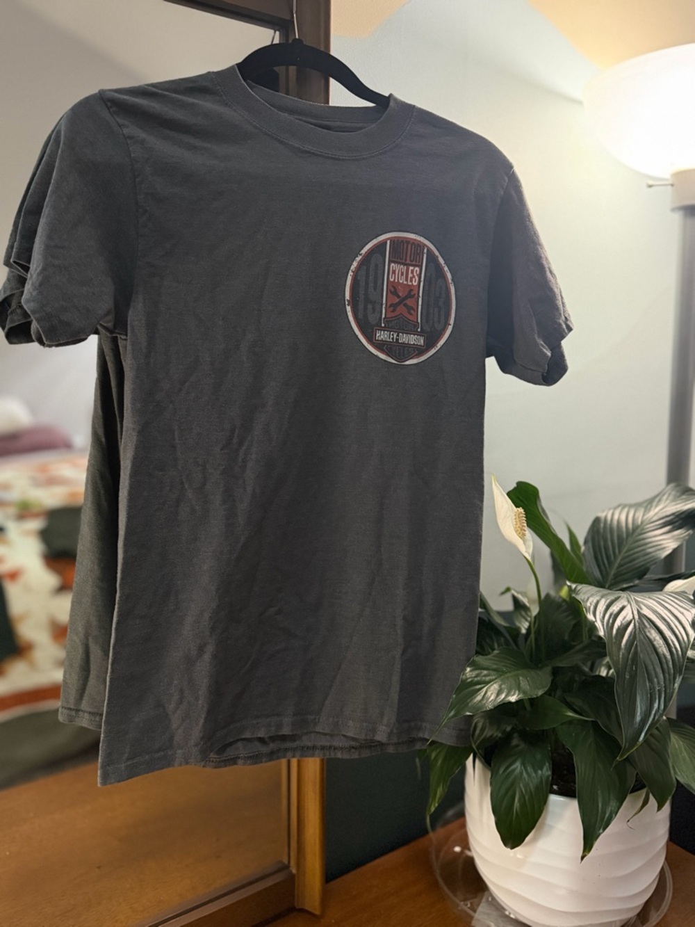 Harley-Davidson Black Graphic Pocket T‑Shirt